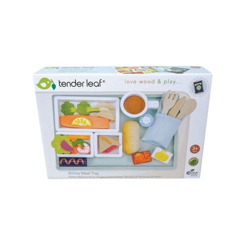 Tava cu meniu de avion din lemn premium Airline Meal Tray