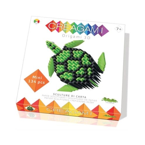 Kit origami cu 134 piese Creagami Broasca testoasa