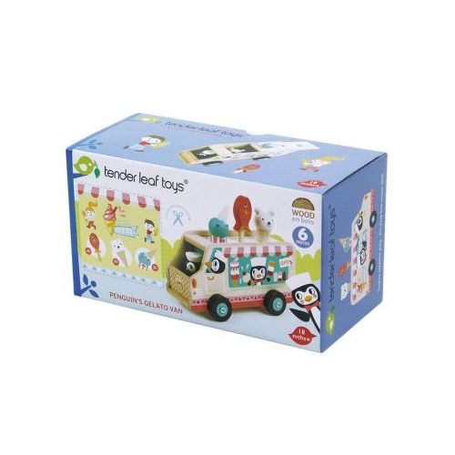 Furgoneta cu inghetata Penguins Gelato Van 6 piese