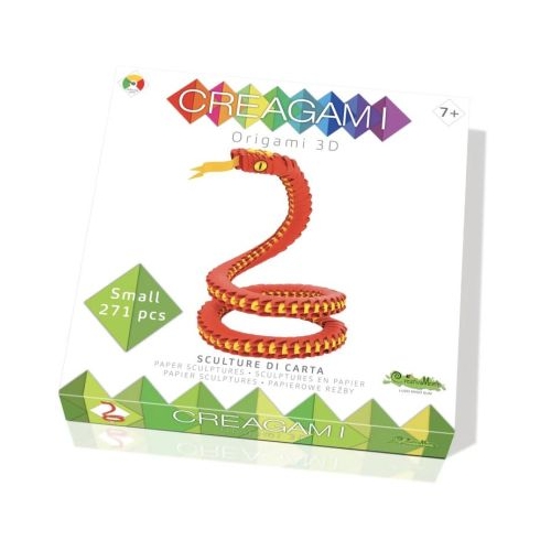 Kit origami cu 134 piese Creagami Sarpe