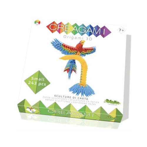 Kit origami cu 243 piese Creagami Papagal
