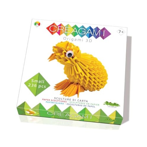 Kit origami cu 243 piese Creagami Pui de gaina