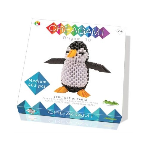 Kit origami cu 463 piese Creagami Pinguin