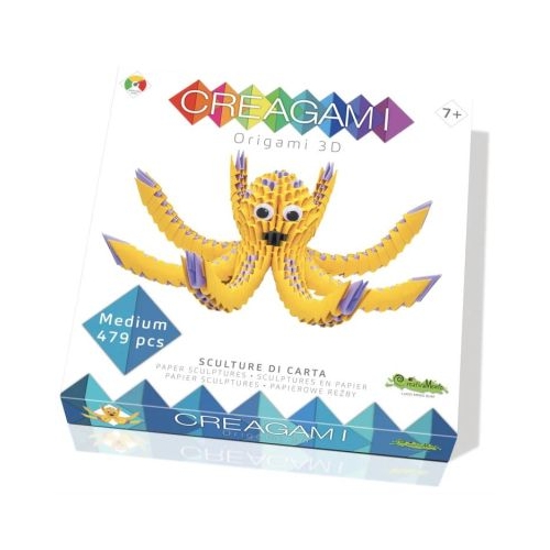 Kit origami cu 479 piese Creagami Caracatita
