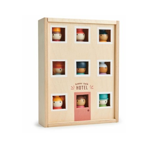 Set Oamenii din Hotelul Fericit Happy Folk Hotel 9 piese
