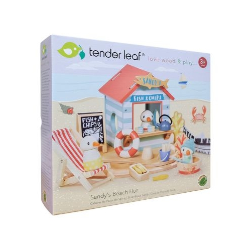 Coliba de pe plaja a lui Sandy din lemn premium Sandys Beach hut