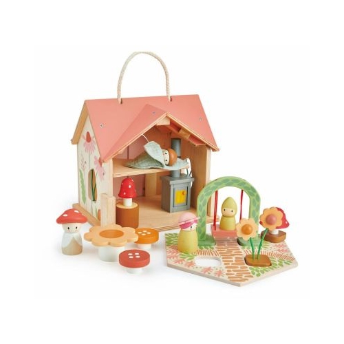 Cabana din lemn de trandafir Rosewood Cottage 24 piese