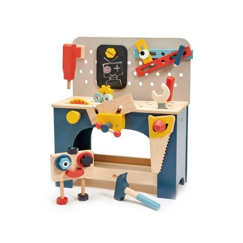 Masa de lucru din lemn premium Tool Bench 28 piese