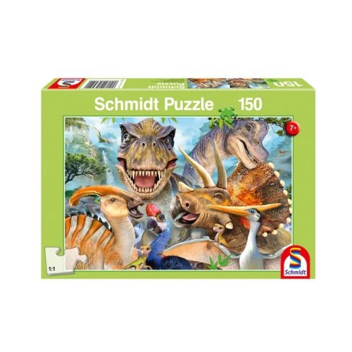 Puzzle 150 piese Lumea dinozaurilor Schmidt