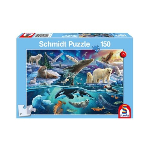 Puzzle 150 piese Animalele polare Schmidt