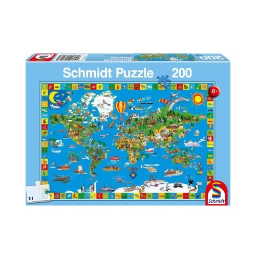 Puzzle 200 piese Lumea ta uimitoare Schmidt