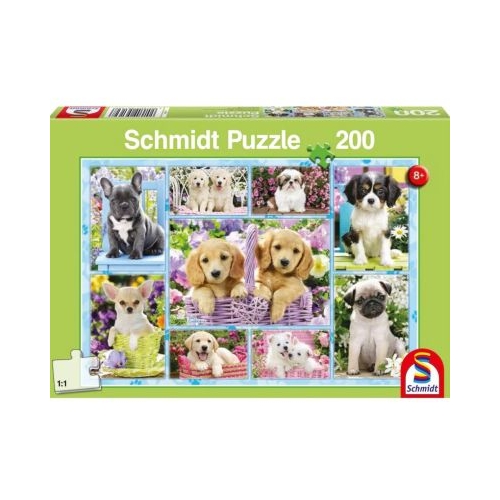 Puzzle 200 piese Catelusi Schmidt