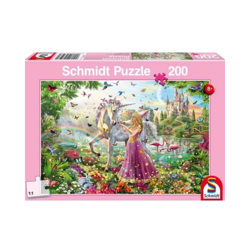 Puzzle 200 piese Zana in padurea fermecata Schmidt