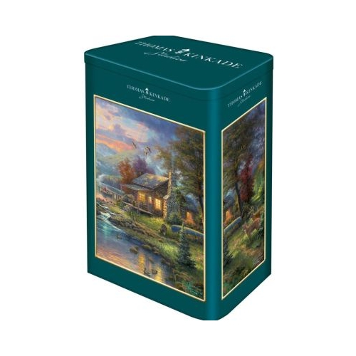 Puzzle 500 piese Thomas Kinkade - Paradisul naturii cutie metalica Schmidt