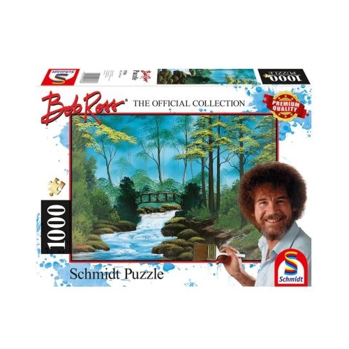 Puzzle 1000 piese Bob Ross - Podul izolat Schmidt