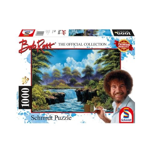 Puzzle 1000 piese Bob Ross - Cascada Schmidt