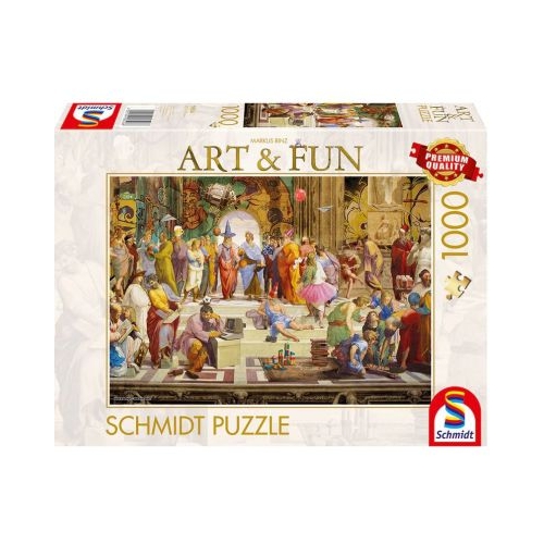 Puzzle 1000 piese Scoala in Atena 2024 Schmidt