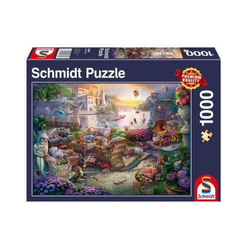 Puzzle 1000 piese Biroul iubitorilor de puzzle Schmidt