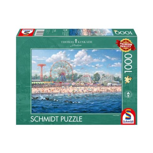 Puzzle 1000 piese Thomas Kinkade - Insula Coney Schmidt