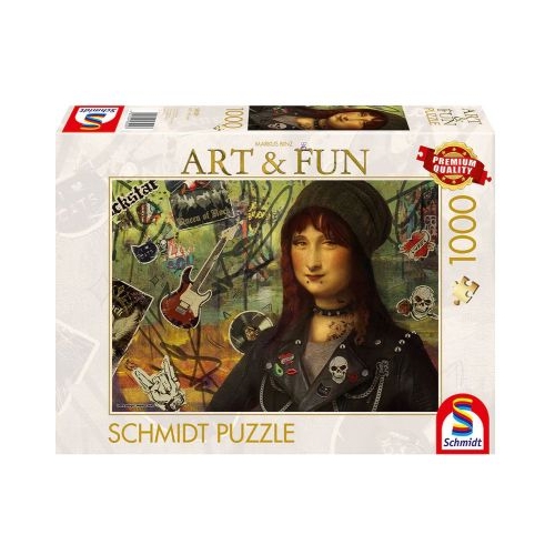 Puzzle 1000 piese Mona Lisa 2024 Schmidt