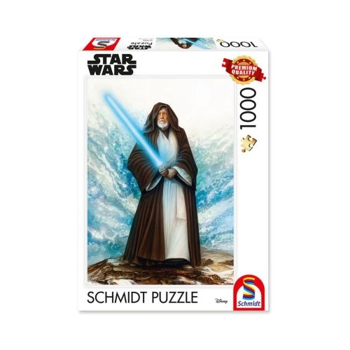 Puzzle 1000 piese Thomas Kinkade - Star Wars - Razboiul Stelelor - Maestrul Jedi Schmidt