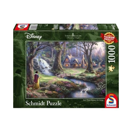 Puzzle 1000 piese Thomas Kinkade - Disney - Alba ca Zapada Schmidt