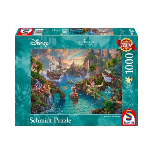 Puzzle 1000 piese Thomas Kinkade - Disney - Peter Pan Schmidt