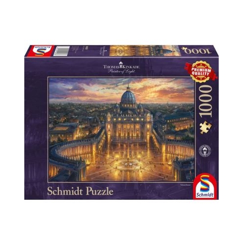 Puzzle 1000 piese Thomas Kinkade - Vaticanul Schmidt