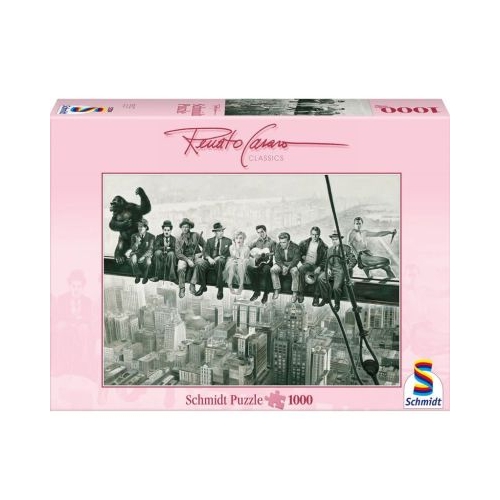 Puzzle 1000 piese Renato Casaro - Pauza de filmare Schmidt