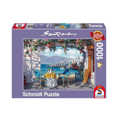 Puzzle 1000 piese Sam Park - Rendez-vous in Mykonos Schmidt