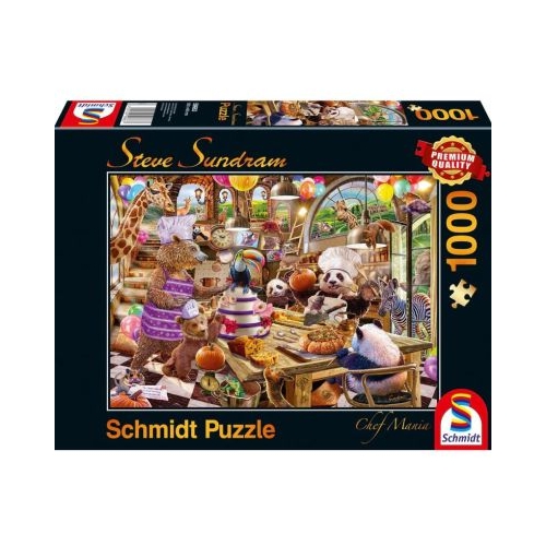 Puzzle 1000 piese Steve Sundram - Chef Mania Schimdt
