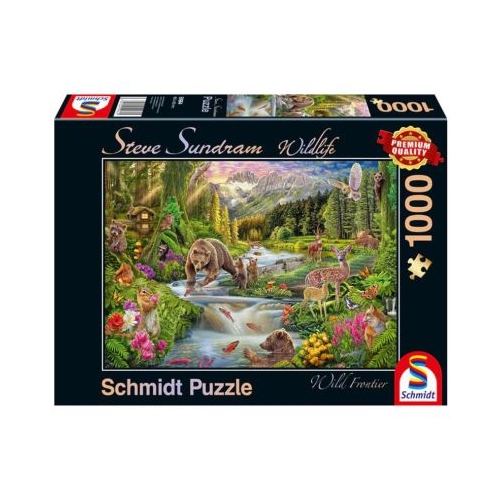 Puzzle 1000 piese Steve Sundram-Animale din padure Schimdt