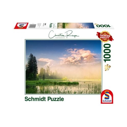 Puzzle 1000 piese Christian Ringer - Lacul Taubensee Austria Schimdt