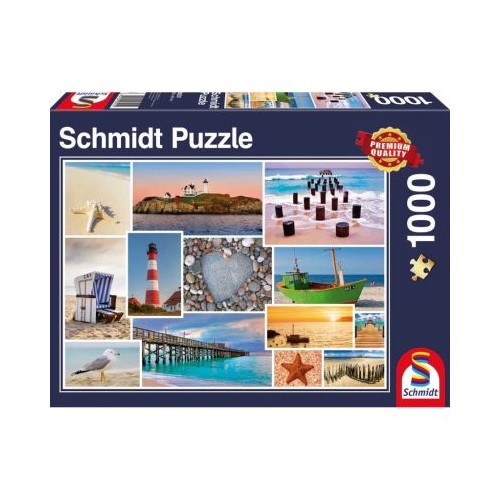 Puzzle 1000 piese La malul marii Schimdt