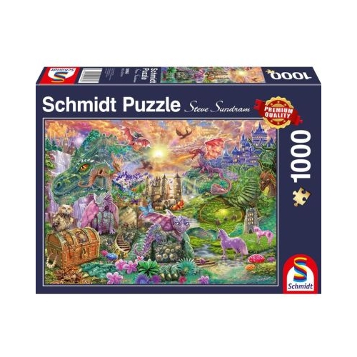 Puzzle 1000 piese Taramul dragonului fermecat Schimdt