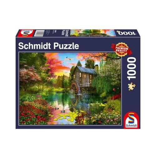 Puzzle 1000 piese Moara de apa Schimdt