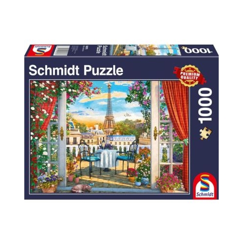 Puzzle 1000 piese O terasa la Paris Schimdt