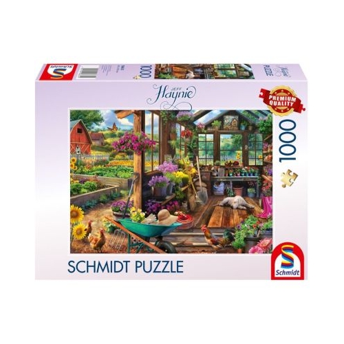 Puzzle 1000 piese Casuta din gradina Schimdt