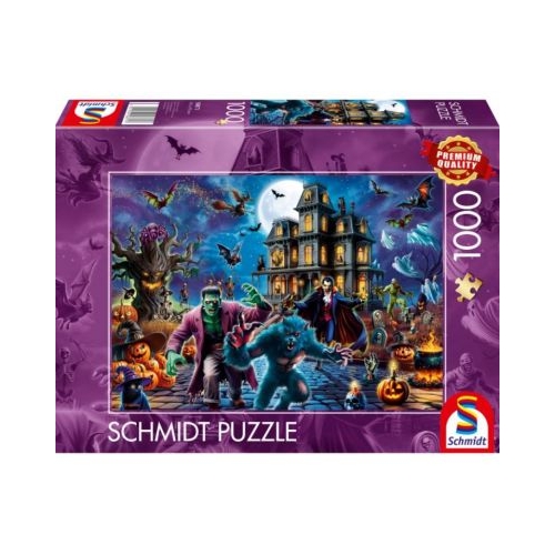 Puzzle 1000 piese Noaptea de Halloween Schimdt