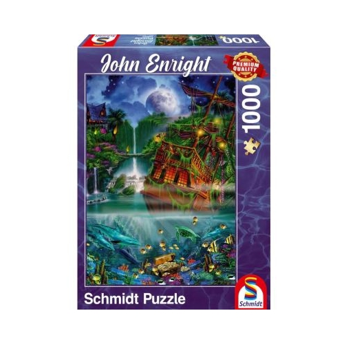 Puzzle 1000 piese, Comoara scufundata, Schmidt