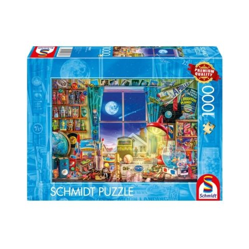 Puzzle 1000 piese Canalul din Amsterdam Schimdt