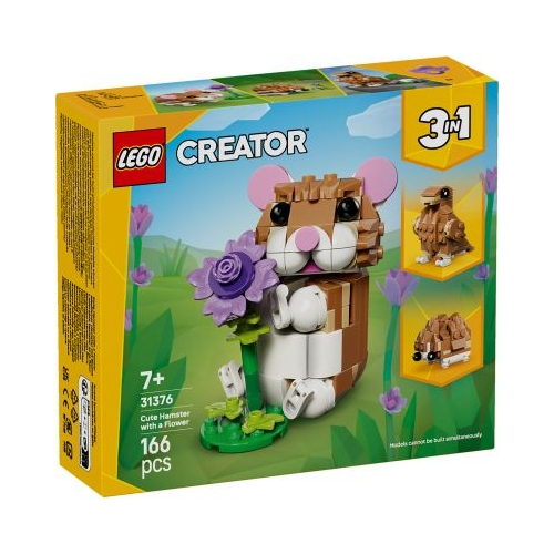 LEGO Creator. Hamster adorabil cu o floare 31376 166 piese