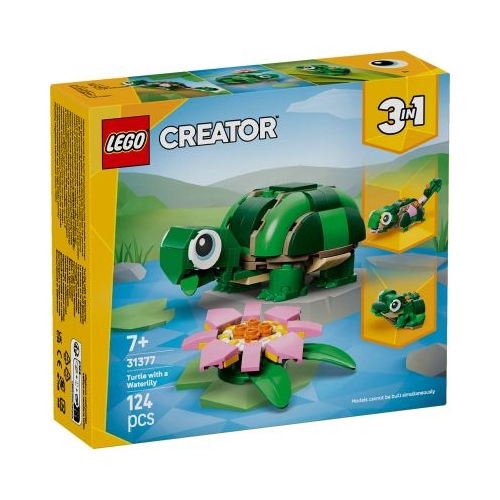 LEGO Creator. Broasca-testoasa cu o floare de nufar 31377 124 piese