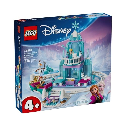 LEGO Disney. Aventura cu sania pe sine la castelul de gheata al Elsei 43281 216 piese