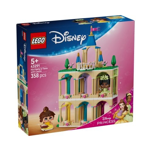 LEGO Disney. Miniprintesele Belle si Tiana la castel 43291 358 piese