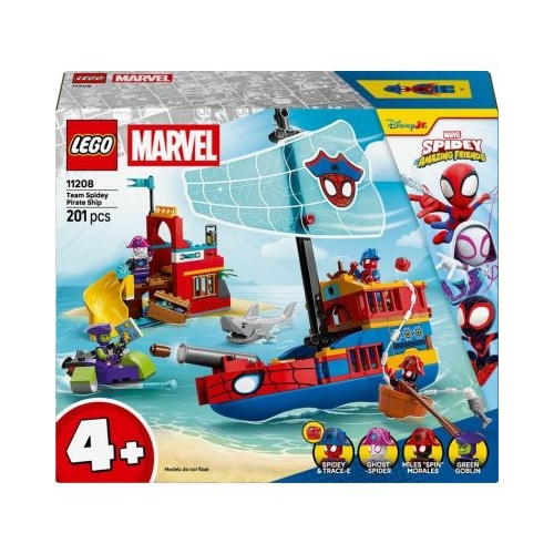 LEGO Marvel Super Heroes. Corabia de pirati a echipei lui Spidey 11208 201 piese