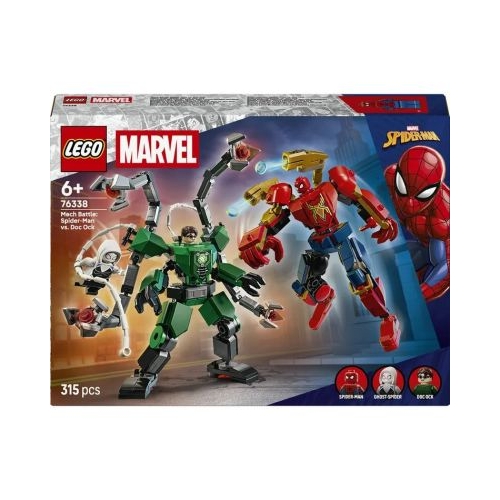 LEGO Marvel Super Heroes. Batalia robotilor Omul Paianjen vs Doc Ock 76338 315 piese