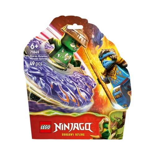 LEGO NINJAGO. Nya vs Spinnerul monstru cu mutatii 71849 49 piese