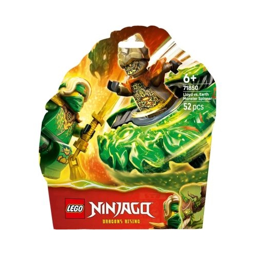 LEGO NINJAGO. Lloyd vs Spinnerul monstru de pamant 71850 52 piese