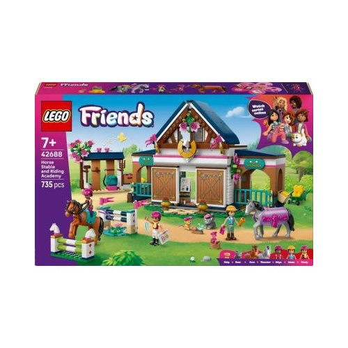 LEGO Friends. Grajd de cai si academie de echitatie 42688 735 piese